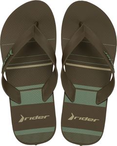 Sandalia Rider Feel Urban Masc Adulto Marrom/Marrom/Verde