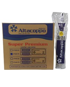Copo Descartavel Altacoppo Pp Transparente 400ml 50un