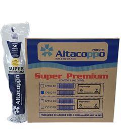 Copo Descartavel Altacoppo Pp Transparente 500ml 50un