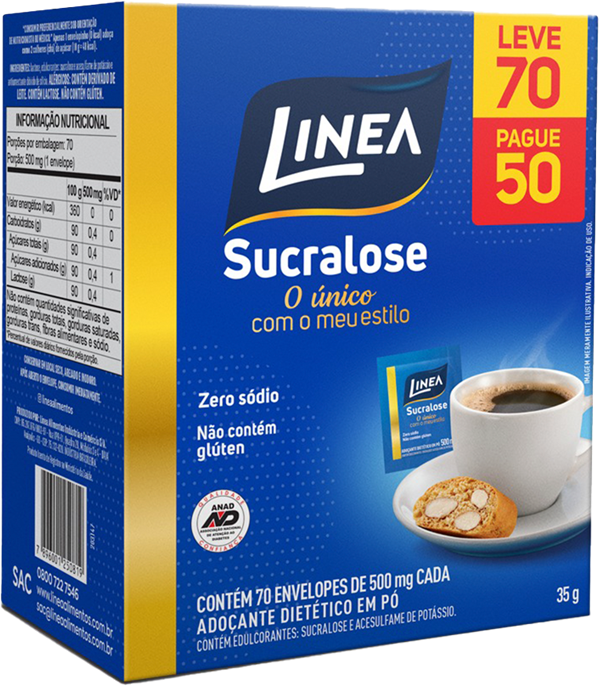 Adocante Em Po Linea Sucralose 5g