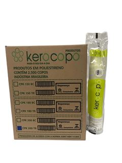Copo Descartavel Kerocopo Ps Transparente 200ml 100un