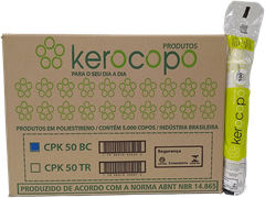 Copo Descartavel Kerocopo Ps Branco 50ml 100un