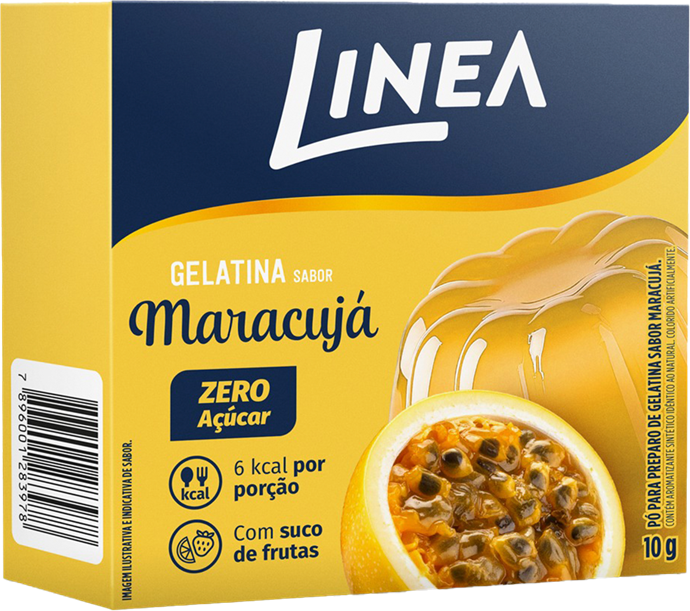 Gelatina Linea Maracuja Zero 10g