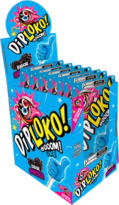 Pirulito Dip Loko Explosive Amora 11g