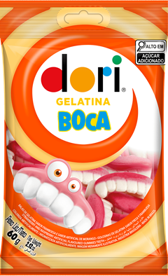 Bala Dori Gelatina Boca 60g
