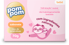 Sabonete Infantil Pom Pom Oleo De Amendoas 70g