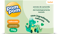 Sabonete Infantil Pom Pom Camomila 70g