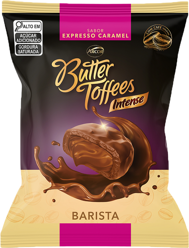 Bala Butter Toffees Expresso Caramelo 400g