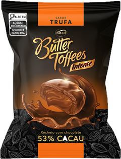 Bala Butter Toffees Trufa 53% Cacau 400g