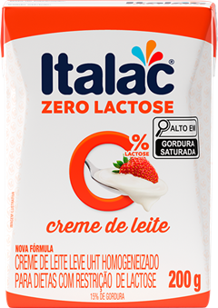 Creme De Leite Italac Zero Lactose Tp 200g