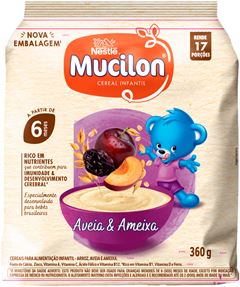 Mucilon Ameixa E Aveia Sachet 360g