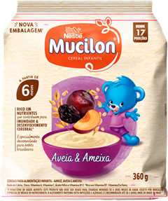 Mucilon Ameixa E Aveia Sachet 360g
