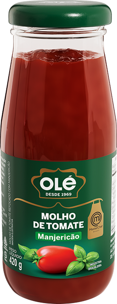 Molho De Tomate Ole Manjericao Vidro 420g