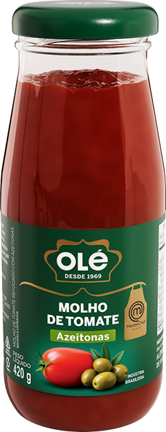 Molho De Tomate Ole Azeitona Vidro 420g