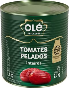 Tomate Pelado Ole Inteiro Lata 1,4kg