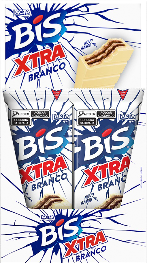 Chocolate Lacta Bis Xtra Branco 45g