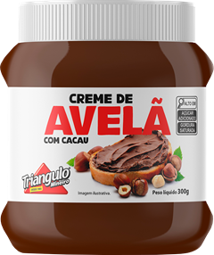 Creme De Avela Triangulo Pote Com Cacau 300g