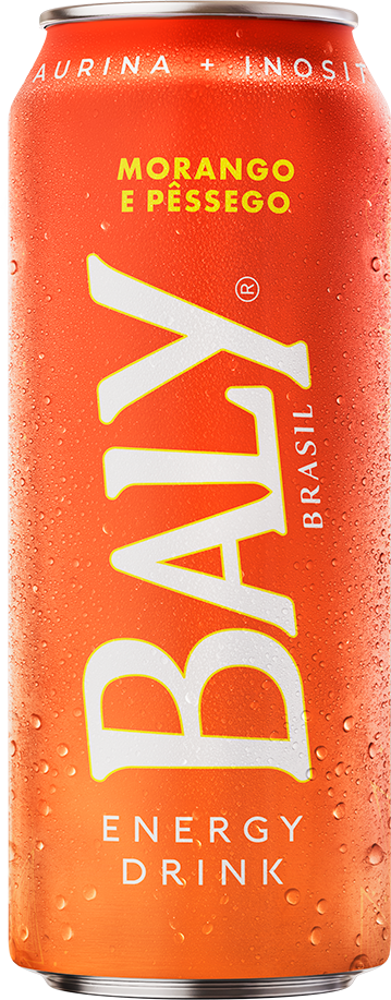 Energetico Baly Morango E Pessego 473ml