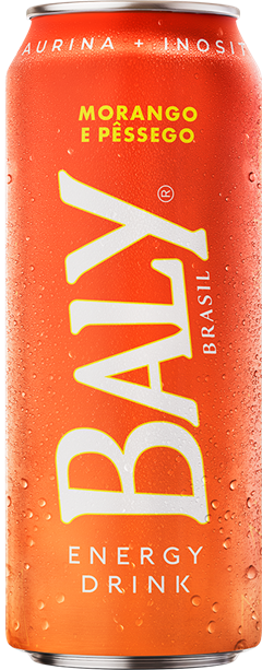 Energetico Baly Morango E Pessego 473ml