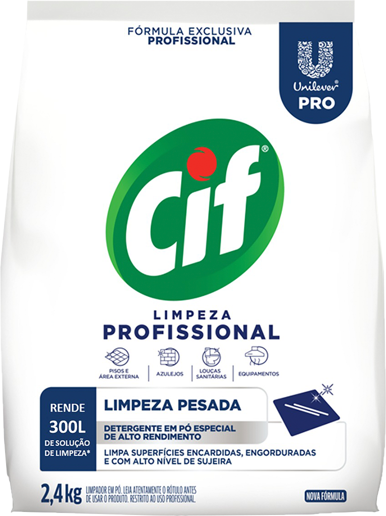 Limpador Limpeza Pesada Cif Po 2,4kg