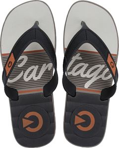 Sandalia Cartago Dakar Masc Adulto Cinza/Preto/Bege