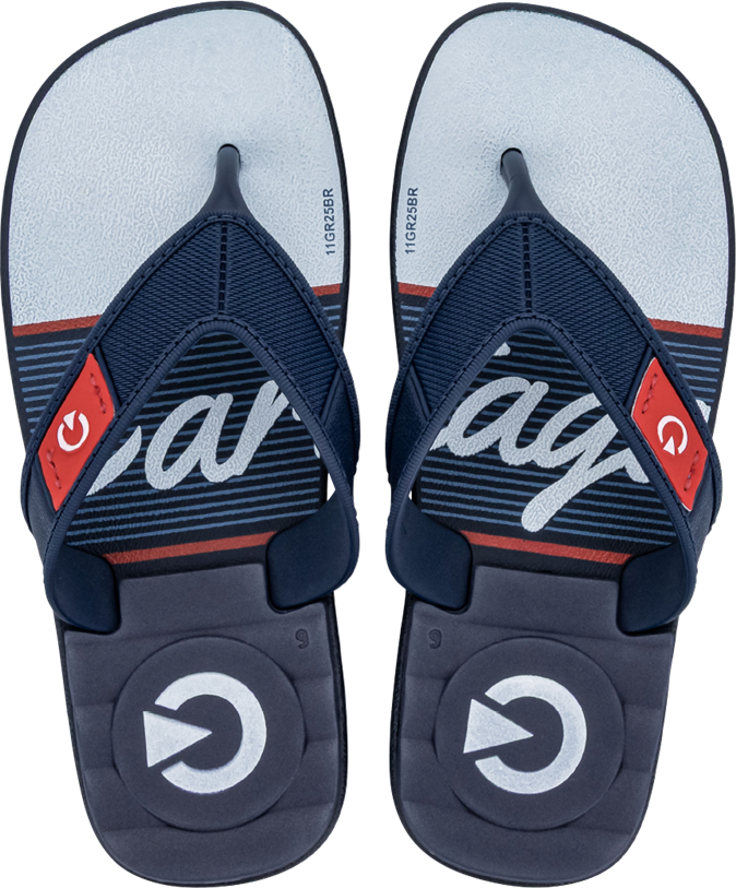 Sandalia Cartago Dakar Masc Infantil Azul/Azul/Branco