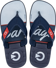 Sandalia Cartago Dakar Masc Infantil Azul/Azul/Branco