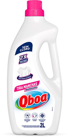 Alvejante Qboa Sem Cloro Branqueador 2l