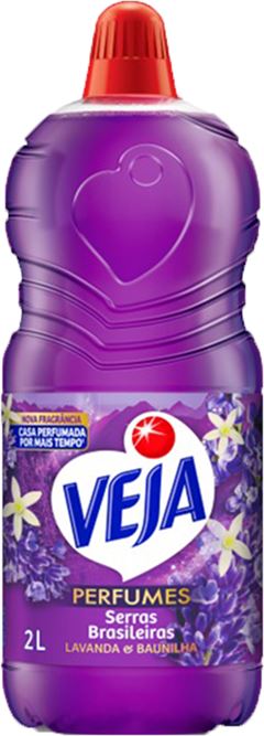 Limpador Perfumado Veja Serras Brasilseiras Lav E Baunil 2l