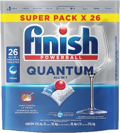 Detergente Finish Tabletes 26un