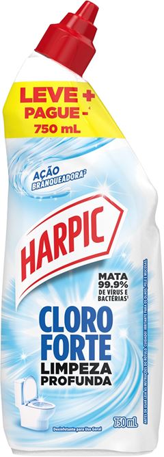 Limpador Sanitario Harpic Power Plus Cloro 750ml