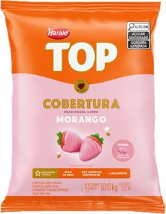 Cobertura Gotas Harald Top Morango 1,01kg