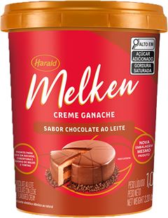 Creme Ganache Harald Melken Ao Leite 1,01kg