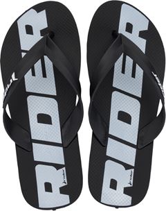 Sandalia Rider Feel Masc Adulto Preto/Preto/Branco