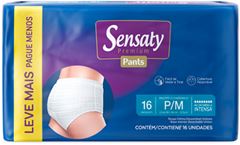 Fralda Geriatrica Sensaty Pants Economica P/M 16un