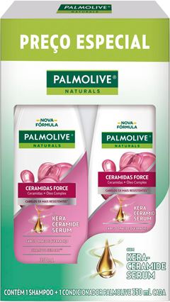 Kit Palmolive Naturals Ceramidas Shampoo+Condicionador 350ml
