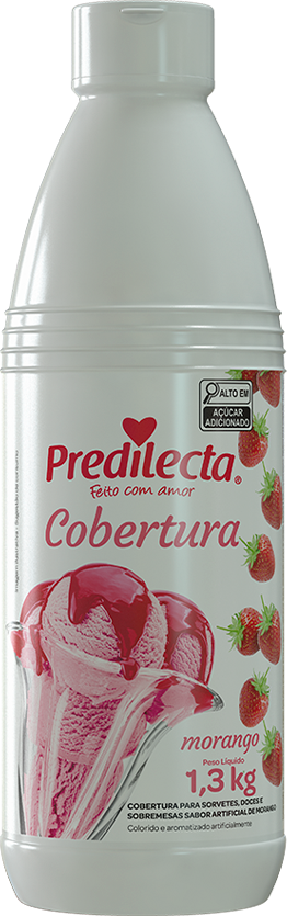 Cobertura Para Sorvete Predilecta Morango 1,03kg