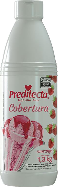Cobertura Para Sorvete Predilecta Morango 1,03kg