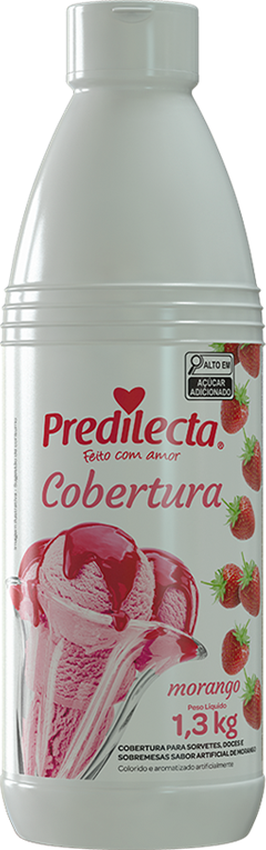 Cobertura Para Sorvete Predilecta Morango 1,03kg