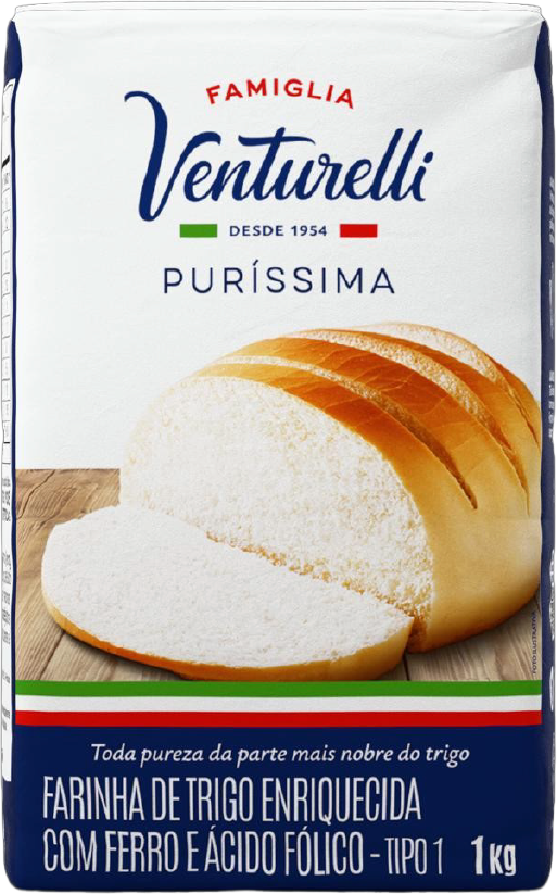 Farinha De Trigo Venturelli Purissima 1kg