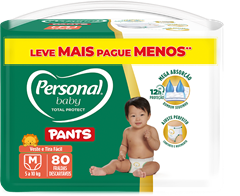 Fralda Personal Pants Giga M 80un Lv+Pg-