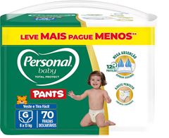 Fralda Personal Pants Giga G 70un Lv+Pg-