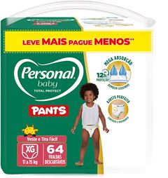 Fralda Personal Pants Giga Xg 64un Lv+Pg-
