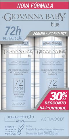 Desodorante Aerossol Giovanna Baby Blue 2un 150ml