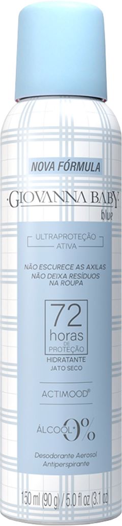 Desodorante Aerossol Giovanna Baby Blue 150ml