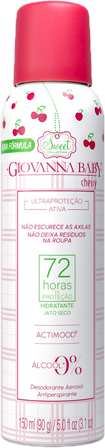 Desodorante Aerossol Giovanna Baby Cherry 150ml
