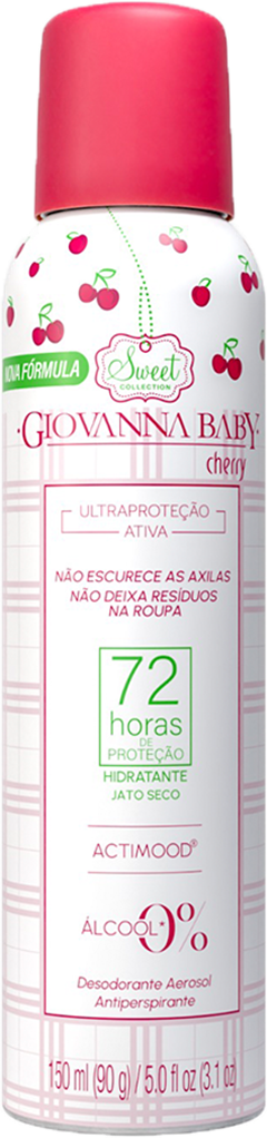 Desodorante Aerossol Giovanna Baby Cherry 150ml