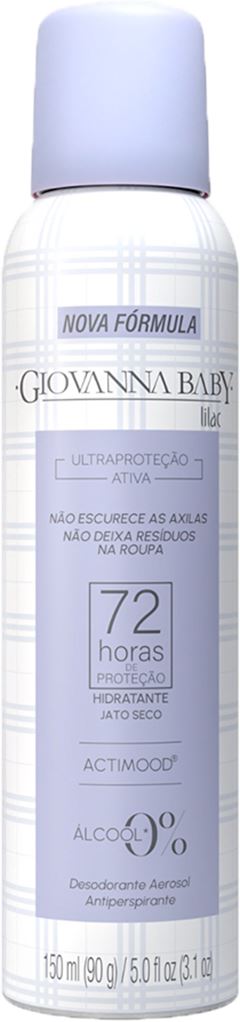 Desodorante Aerossol Giovanna Baby Lilac 150ml