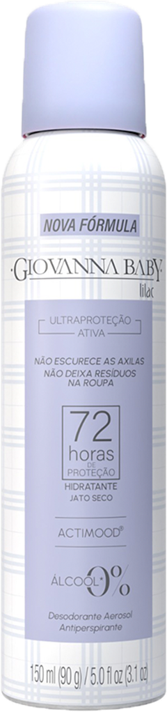 Desodorante Aerossol Giovanna Baby Lilac 150ml