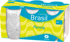 Jogo Copo De Vidro Wheaton Multiuso Paraty 330ml